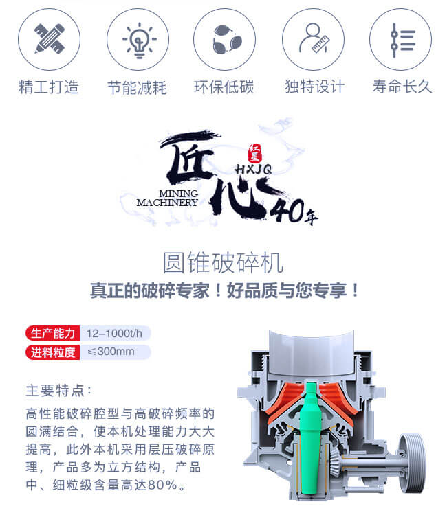 圓錐破工作優(yōu)勢